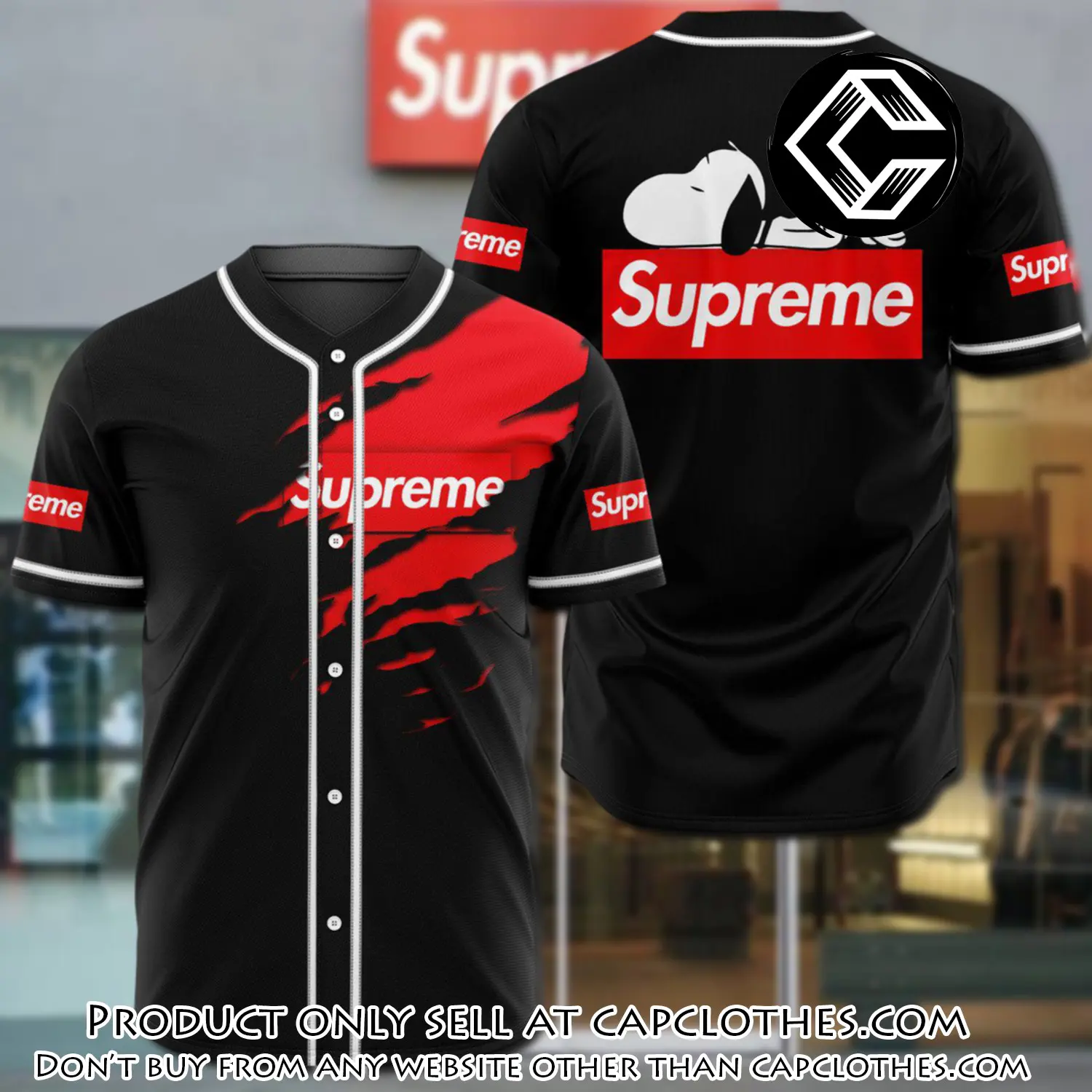 Supreme snoopy disney baseball jersey shirt luxury bjs1245 cc4156543